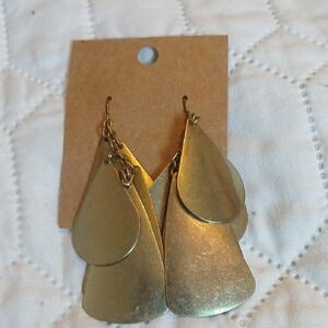 Gold Teardrop Earrings
